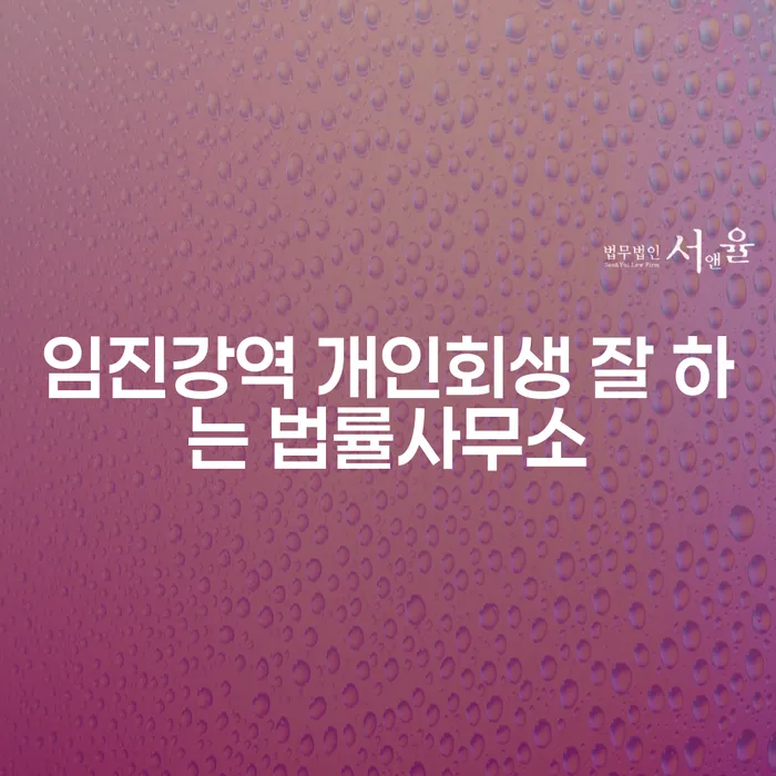 임진강역 개인회생 잘 하는 법률사무소