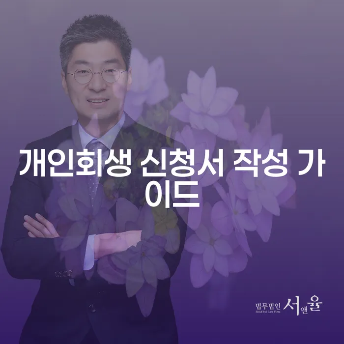 개인회생 신청서 작성 가이드: 어떻게 시작해야 할까요?