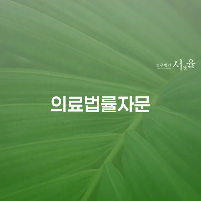 의료법률자문은 어떻게 지원할 수 있을까요?